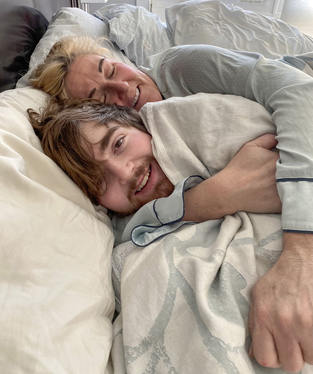 Couple relaxing together